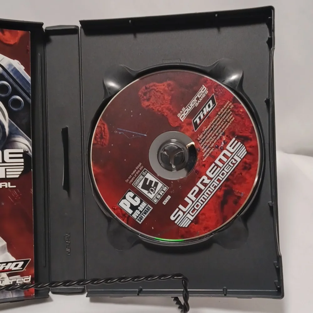 3/$12 Supreme Commander PC Game with Poster and Holographic Collectors Card